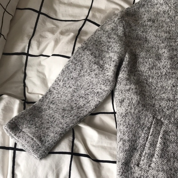 Primark heather grey coat - Picture 3 of 4